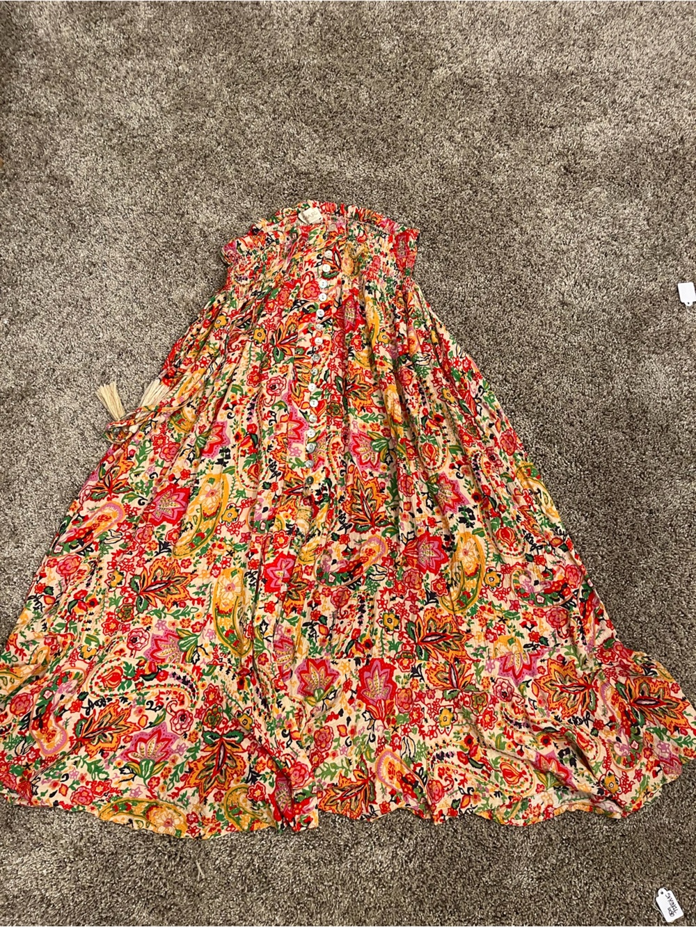 Cynthia Rowley Multicolor Floral Smocked Skirt